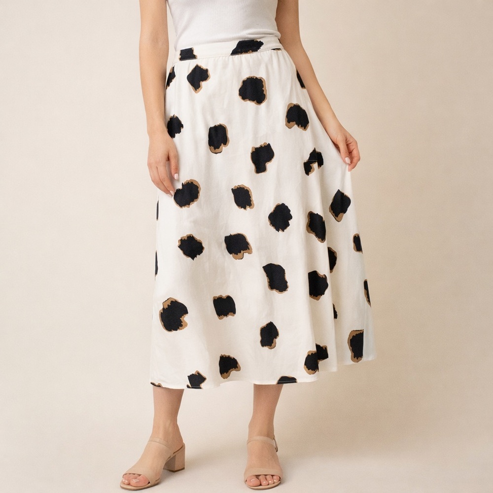 Fifteen Twenty Lexi Skirt L NWT Made in USA Abstract Print